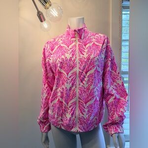 Aegean Golf Jacket NWT full zip up size medium, in Lilly Pulitzer packaging